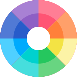 A colour wheel