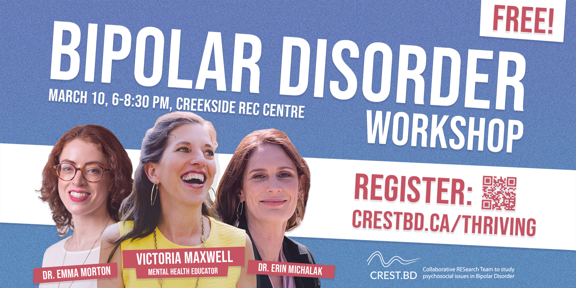 CREST.BD Workshop: Thriving with Bipolar Disorder