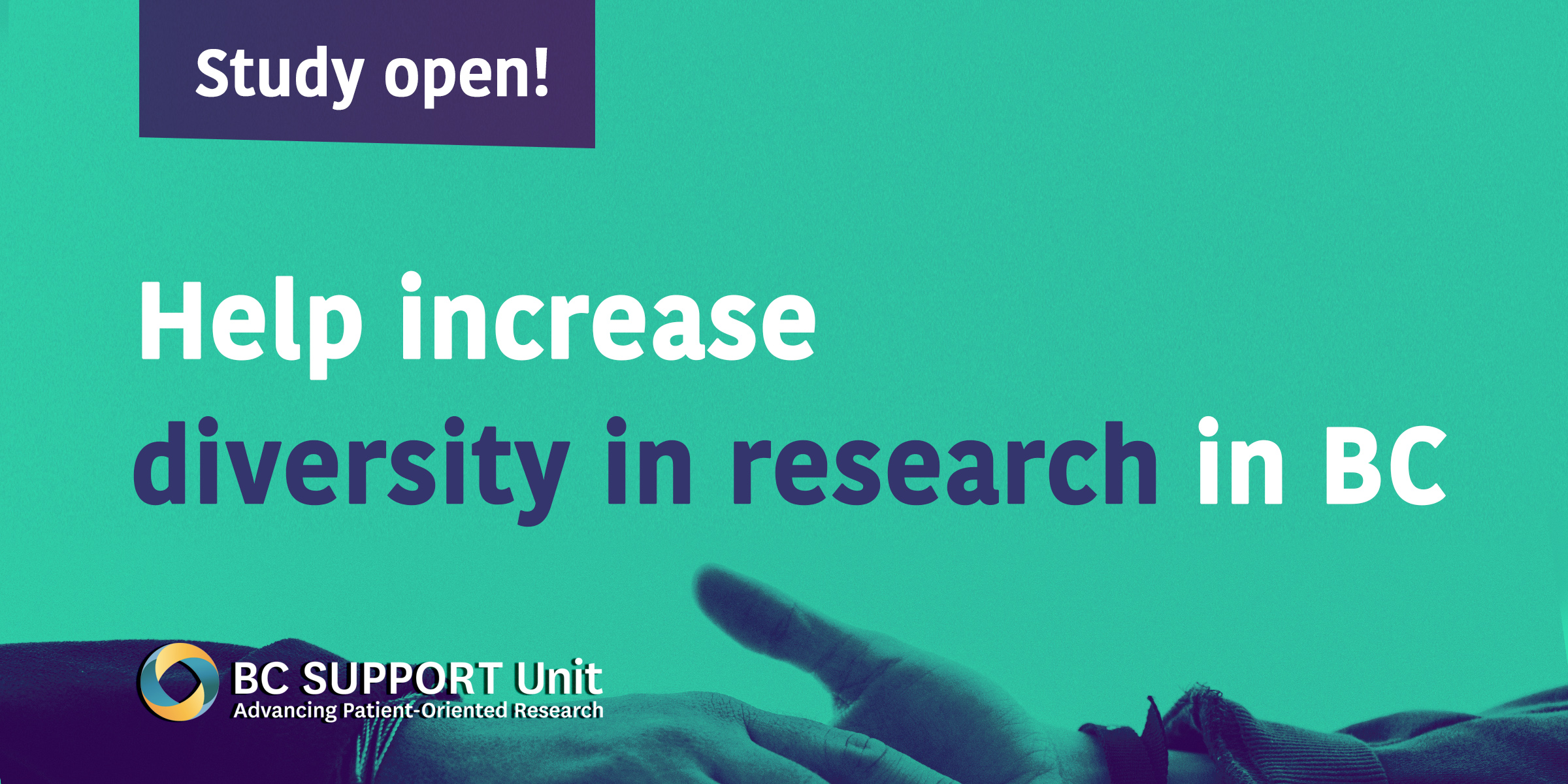 Call for health researchers: Help increase diversity in health research in BC!