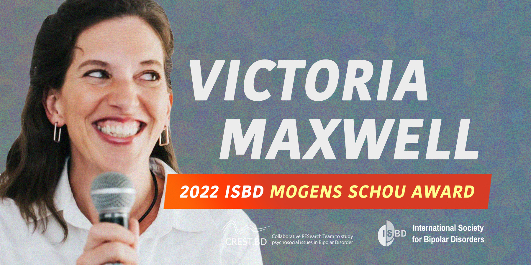 Victoria Maxwell awarded 2022 ISBD Mogens Schou Award