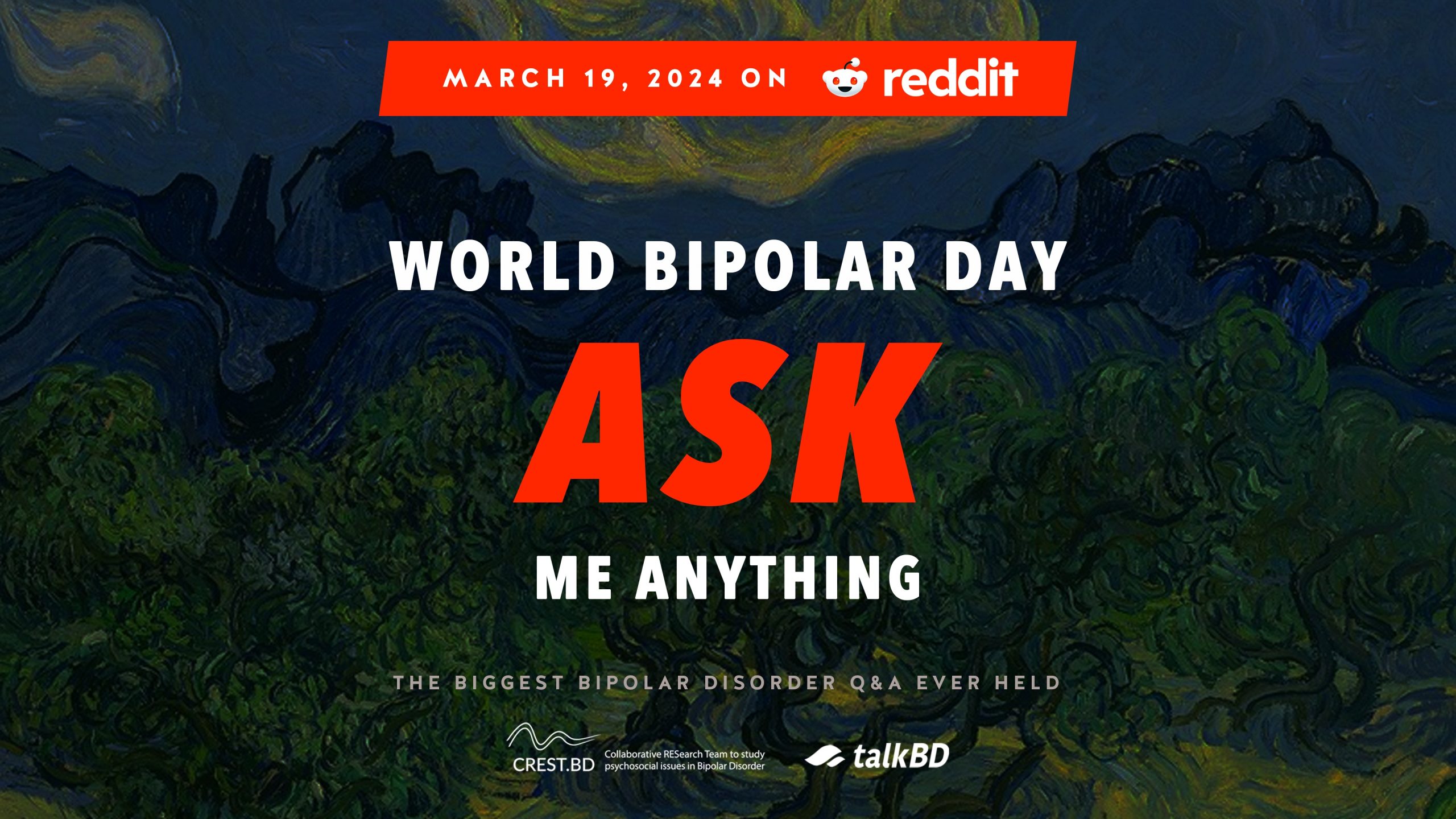 World Bipolar Day “Ask Me Anything” 2024